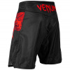 mma shorts venum light 3.0 black red 3