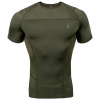 rashguard short venum g fit khaki 1