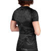 damsky rashguard short venum santa muerte 3.0 black black 3