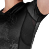 damsky rashguard short venum santa muerte 3.0 black black 6