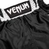 shorts boxing kids venum elite black white 3