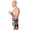 230033 1 8 weapons muay thai short sak yant tigers white6
