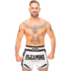 8 weapons muay thai shorts carbon snow night6