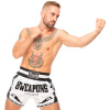 8 weapons muay thai shorts carbon snow night5
