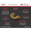 Chránič zubov Opro Gold UFC - červená/strieborná
