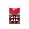 Chránič zubov Opro Silver - biela/čierna