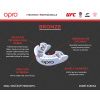 Chránič zubov Opro Bronze Junior (do 11 rokov) - biela