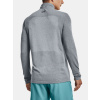 Panske triko dlouhy rukav under armour UA Seamless 1 2 Zip grey f2