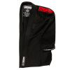 tatami black label white gi kimono bjj black red f3