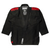 tatami black label white gi kimono bjj black red f1