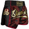 8weapons muay thai shorts naga yant black red