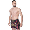 8weapons muay thai shorts naga yant black red5