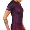 funkcni triko kratky rukav rashguard ground game mandala fialove f4