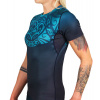 funkcni triko kratky rukav rashguard ground game mandala modre f4