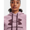 damska mikina under armour ruzova fleece rival f5