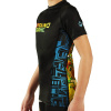 DĚTSKÝ rashguard - sportovní tričko Ground Guard - BRASIL - krátký rukáv (Velikost 122 cm)