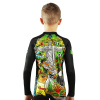 DĚTSKÝ rashguard - sportovní tričko Ground Guard - BRASIL - dlouhý rukáv (Velikost 122 cm)