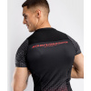 venum ufc rashguard performance institute black red kratky rukav f5