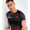 venum ufc rashguard performance institute black red kratky rukav f4