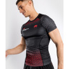 venum ufc rashguard performance institute black red kratky rukav f3