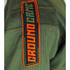 Dětské BJJ kimono gi Ground Game Junior 3.0 - olivově zelené (Velikost K4)