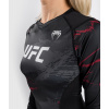 rashguard damske zeny sportovni funkcni triko ufc night fight black red f6