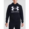 rival fleece big logo mikina ua under armour panska cerna f1