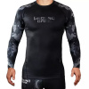 Rashguard Ground Game MORO 4.0 - černo/šedé - dlouhý rukáv