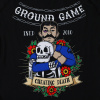 Rashguard Ground Game OLDSCHOOL - dlouhé rukávy - černý (Velikost XS)