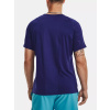 panske tricko triko under armour rush emboss modre f2