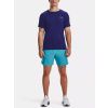 244620 panske tricko triko under armour rush emboss modre f6