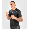 Rashguard / funkční triko Venum Biomecha - krátké rukávy - Black/Grey černé (Velikost S)