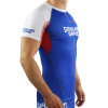 Rashguard Ground Game SLOVENSKO - krátký rukáv -  modrá (Velikost XS)