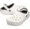 246423 10 crocs classic lined clog white grey velikost eu 33 34 m2w4