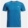 panske triko under armour modre blue grid f1