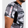 Rashguard Venum Electron 3.0 - krátké rukávy - Grey/Red (Velikost S)