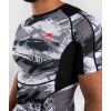 Rashguard Venum Electron 3.0 - krátké rukávy - Grey/Red (Velikost S)