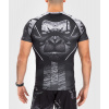 Rashguard Venum Gorilla Jungle - krátký rukáv - Black/White (Velikost S)