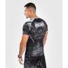 Rashguard Venum Gorilla Jungle - krátký rukáv - Black/White (Velikost S)