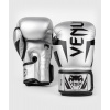 Boxerské rukavice Venum Elite - Silver/Black (Velikost 8oz)