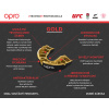 Chránič zubů Opro Gold Junior (do 11 let) - černá/zlatá