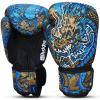 boxerske rukavice buddha boxing gloves fantasy dragon blue f1