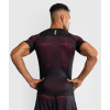 Pánský rashguard - funkční tričko Venum G-Fit Air - krátké rukávy - Deep Black/Fire Red (Velikost S)