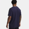 panske tricko under armour icon hwt tee taping modre f2