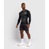 Rashguard - funkční triko Venum Rapid - dlouhé rukávy - Black/Storm Grey (Velikost M)