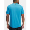 under armour triko tech print modre f2