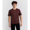Pánské tričko Venum Giant Connect - Chocolate Brown (Velikost S)