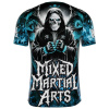 panske funkcni sportovni triko buddha mma skull f2