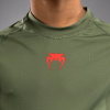DĚTSKÝ rashguard Venum Contender Kids - krátké rukávy - Army Green/Orange (Velikost 8 years)