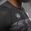Rashguard Venum x Polaris - krátký rukáv - Black/Storm Grey (Velikost M)